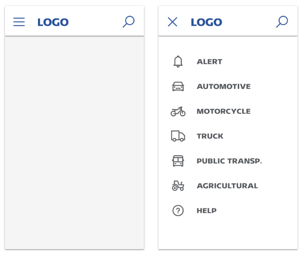 Burger Menu | Michelin Design System