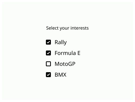 Checkbox | Michelin Design System