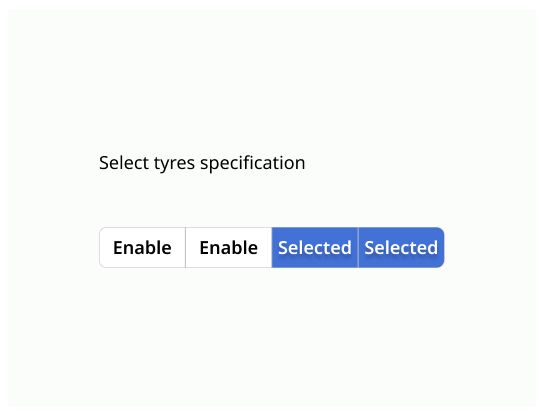 Segmented buttons | Michelin Design System